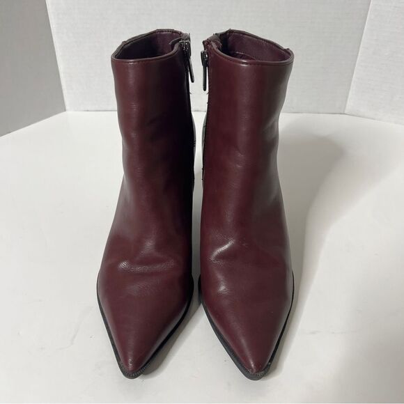 Circus by Sam Edelman Cal Womens Deep Plum Ankle Boots Size 8.5 M - Picture 2 of 7